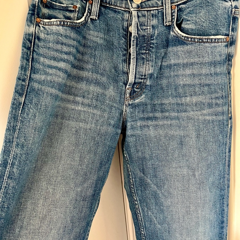 Mother Jeans.  The Tomcat Running with Scissors
